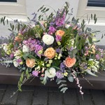 Rouwstuk Ovaal luxe Pastel 80cm