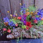 Rouwstuk schors Gekleurd 60cm